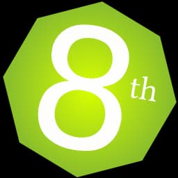 8th logo
