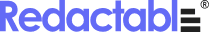 Redactable logo