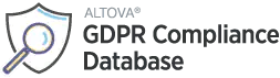 Altova GDPR Compliance Database logo