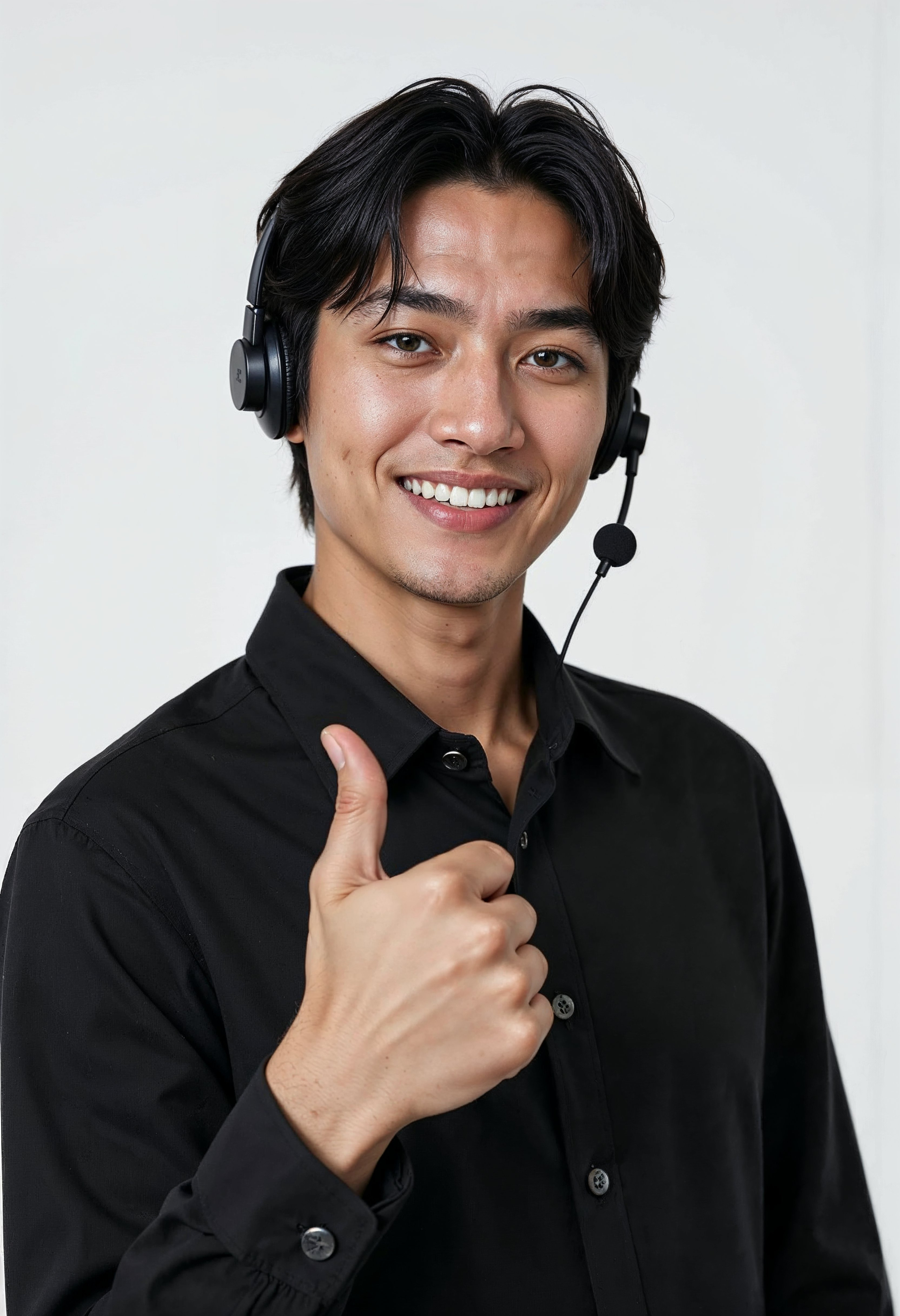 Happy customer agent