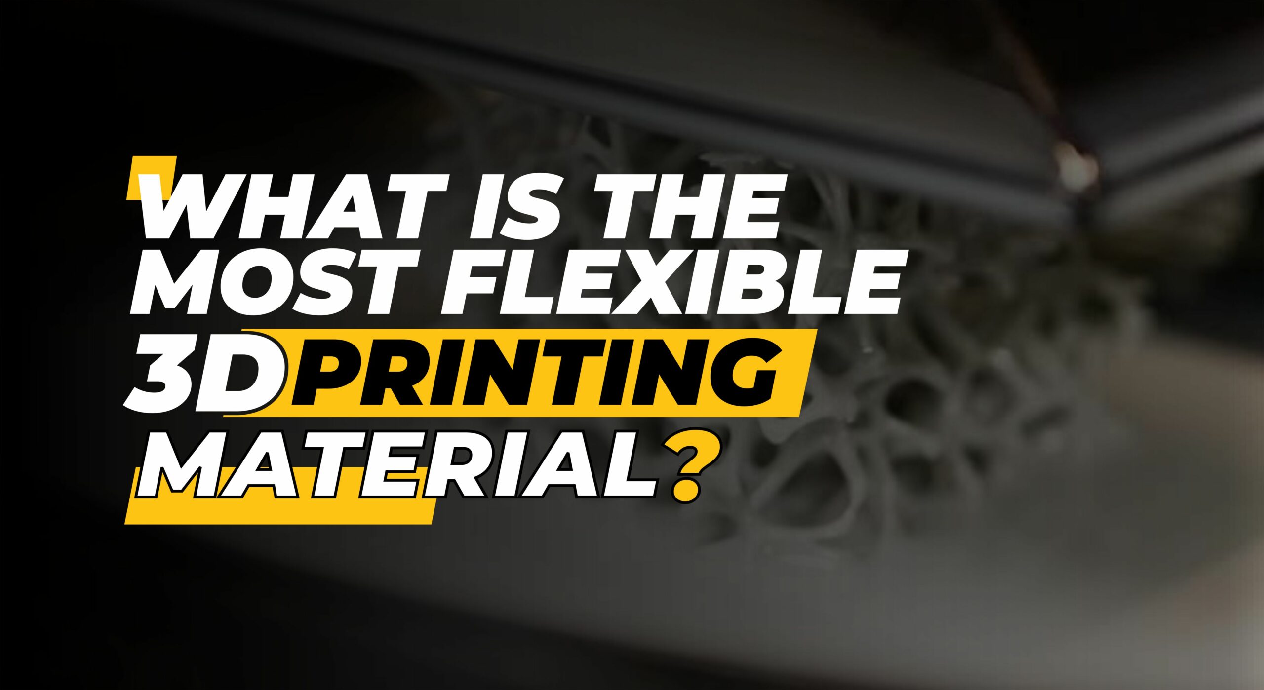 3D printing materials