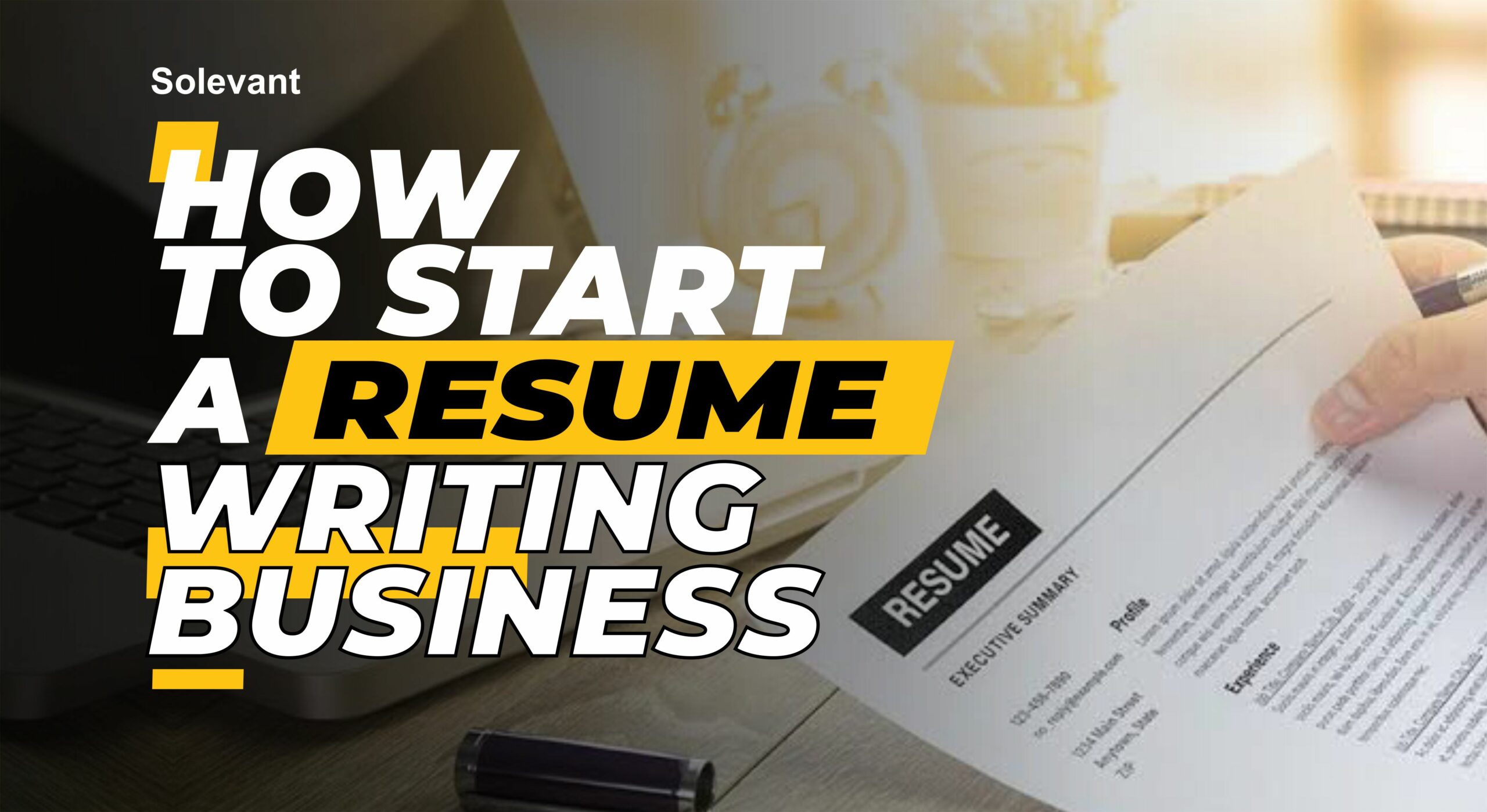 how to start a resume business