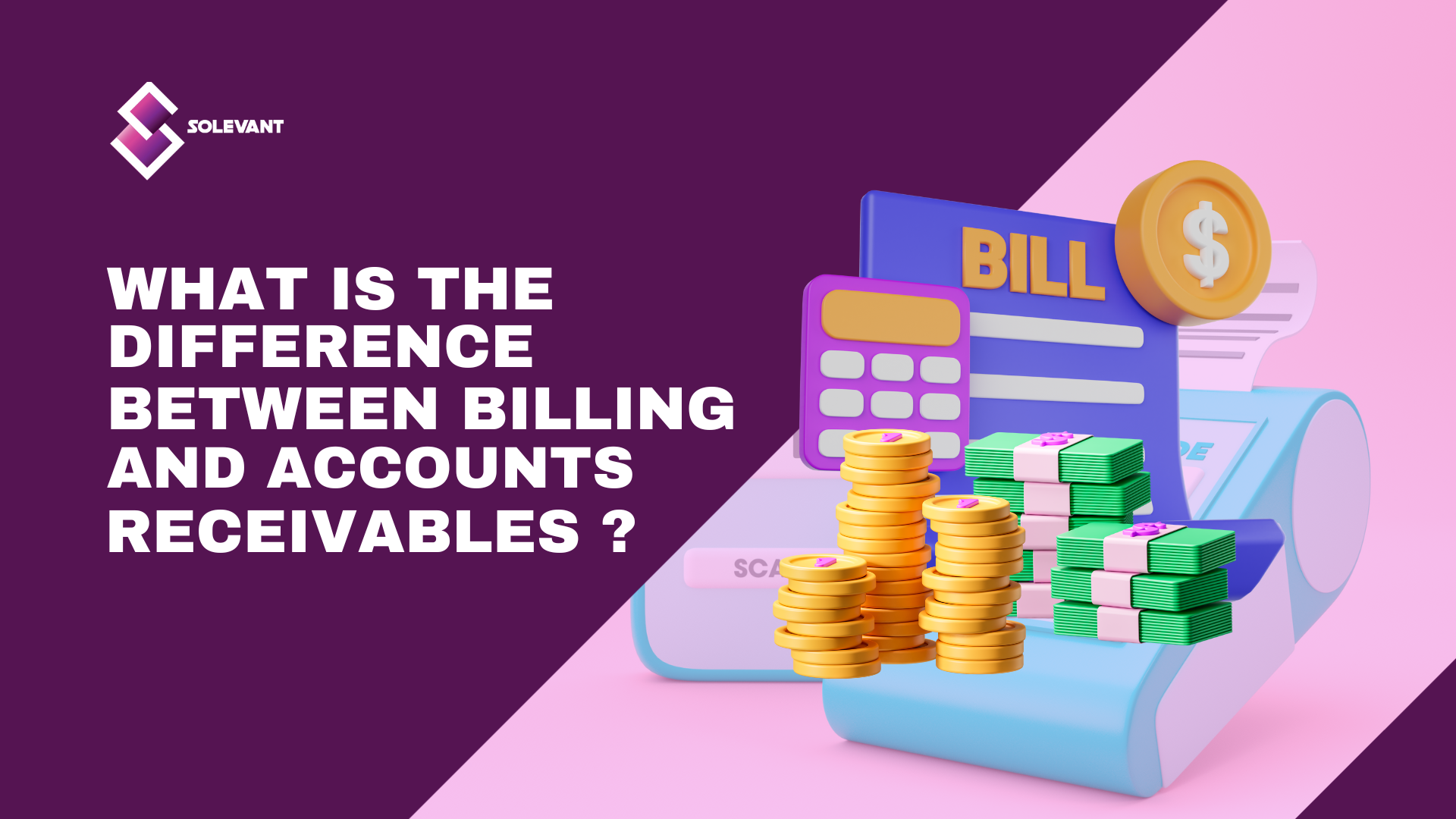 What is the difference between billing and accounts receivable?